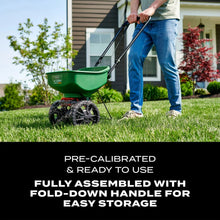 Scotts Turf Builder EdgeGuard Mini Broadcast Spreader for Grass Seed, Fertilizer, Salt, Ice Melt