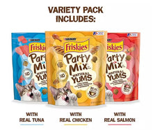 Purina Friskies Party Mix Natural Yums Golosinas para gatos con carne real (48 oz.)