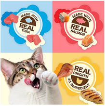 Purina Friskies Party Mix Natural Yums Golosinas para gatos con carne real (48 oz.)