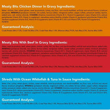 Purina Friskies Alimento húmedo para gatos, Paquete variado Gravy Pleasers 5.5 oz., 60 unidades.