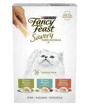 Bolsitas de puré salado Purina Fancy Feast, paquete variado (0.35 oz., 36 unidades)