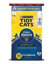 Arena para gatos Purina Tidy Cats no aglomerante para varios gatos 52 libras.