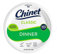 Chinet Classic Dinner Paper Plates, 10-3/8", 165 ct.