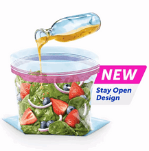 Ziploc Gallon & Storage Quart Bags with New Stay Open Design, 204 ct.