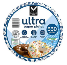Platos de papel Member's Mark Ultra para postre/merienda, 6,875", 330 unidades. 