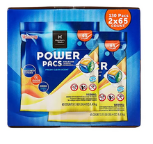 Member's Mark Laundry Detergent Power Pacs, Fresh Clean Scent (130 ct.)
