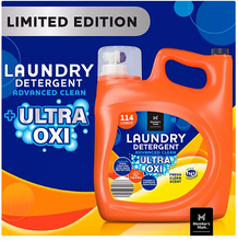 Detergente líquido para ropa Member's Mark Advanced Clean + Ultra Oxi, 176 onzas líquidas, 114 lavados 