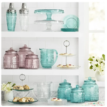 Soporte redondo de cristal transparente para tartas de The Pioneer Woman, 26 cm (10,25 pulgadas). 