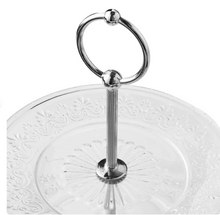 Servidor de vidrio de dos niveles The Pioneer Woman, transparente 