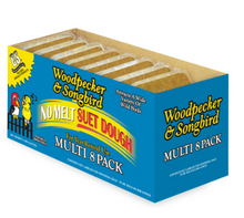 C & S Products No- Melt Suet Dough Woodpecker & Songbird Wild Bird Food, 10 oz- 8 Pack, Fresh