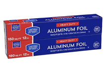 Berkley Jensen 12" Heavy Duty Aluminum Foil, 2 pk./150 sq. ft.