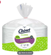 Chinet Classic 6.75" Dessert Plate, 300 ct.