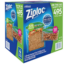 Ziploc Gallon Freezer Bags, 152 ct.