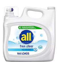 all Free and Clear Liquid Laundry for Sensitive Skin, 250 oz.,166 Loads