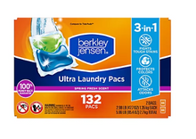 Berkley Jensen Spring Fresh Ultra Laundry Pacs, 132 ct.