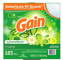 Gain Powder Laundry Detergent, 188 oz./183 Loads - Original Scent