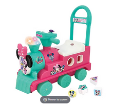 Kiddieland Disney Minnie Mouse Play n' Sort Activity Train Ride-On