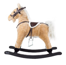 Toy Time Rocking Horse Plush Animal Ride-On