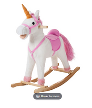Toy Time Plush Unicorn Rocker