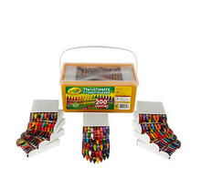 Cubo de crayones Crayola Ultimate, 200 unidades.