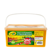 Cubo de crayones Crayola Ultimate, 200 unidades.