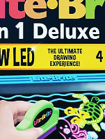 Arte luminoso de lujo Lite Brite 2 en 1