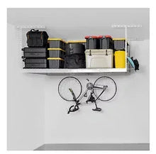 Estantería de almacenamiento elevada SafeRacks de 1,22 m x 2,44 m - Blanca