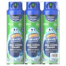 Scrubbing Bubbles Mega Shower Aerosol, Disinfectant Spray, Rainshower Scent, 20 oz., 3 ct. (PACK OF 3 )