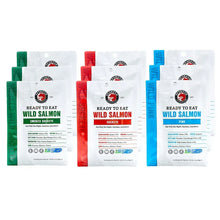 SeaBearReadytoEatWildSalmonVarietyPack_9Pouches_3.5oz.each_1 - USA Mega Market