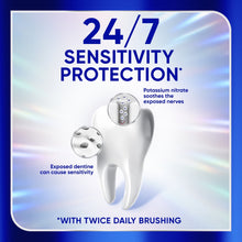 Sensodyne Clinical White Toothpaste Clinically Proven Whitening for Sensitive Teeth, Stain Protector, 3.4 Oz x 3