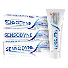 Sensodyne Extra Whitening Sensitive Toothpaste, Mint, 4 Oz, 3 Pack, for Adults