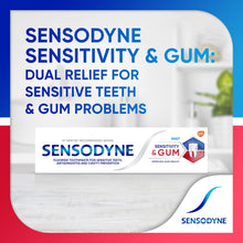 Sensodyne Sensitivity and Gum Sensitive Toothpaste, 3 x 3.4 Oz