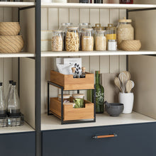 Seville Bamboo 2-tier Sliding Drawer Organizer