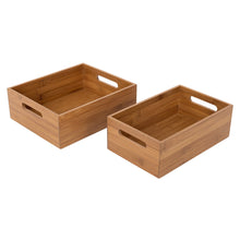 Seville Classics 9-piece Bamboo Organizer Starter Set