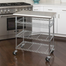 Seville Classics Stainless Steel Kitchen Cart