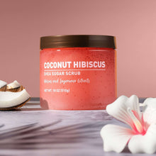 (3  pack)  Shea Sugar Scrub, Coconut Hibiscus, 18 oz