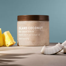 (3 pack)  Shea Sugar Scrub, Island Coconut Scent, 18 oz