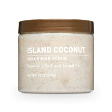 (3 pack)  Shea Sugar Scrub, Island Coconut Scent, 18 oz