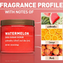 Shea Sugar Scrub, Watermelon, 18 oz (3  pack)