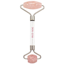 Rodillo facial de cristal de cuarzo rosa Skin Gym