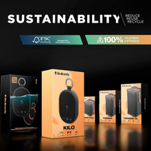 Skullcandy Kilo XT Wireless Bluetooth Speaker - IPX7 Waterproof Mini Speaker with 24 Hour Battery and True Wireless Pairing - for Outdoor, Black