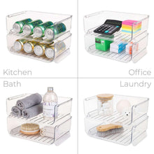 Smart-Design-2-Pack-Clear-Stackable-Bottle-Organizer-2-_4 - USA Mega Market