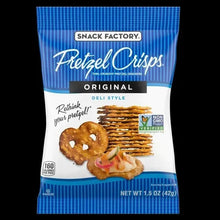Snack Factory Pretzel Crisps, Variety Pack, 1.5 oz, 24-count