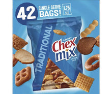 Chex Mix Snack Mix, Traditional, 1.75 oz (42-pk)