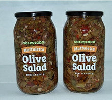Pack of 2 Solestado Muffuletta Olive Salad, 33.9 oz