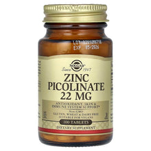 Solgar_ZincPicolinate_22mg_100Tablets - USA Mega Market