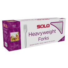 SoloHeavyweightPlasticFork_White_500-count - USA Mega Market