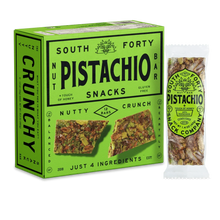 South 40 Snacks Crunchy Pistachio Nut Bars, 12 pack