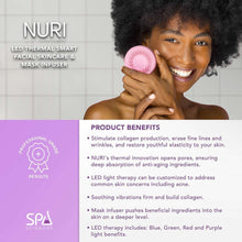 Spa Sciences NURI Facial Skincare and Mask Infuser, Pink