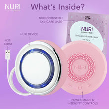 Spa Sciences NURI Facial Skincare and Mask Infuser, Pink